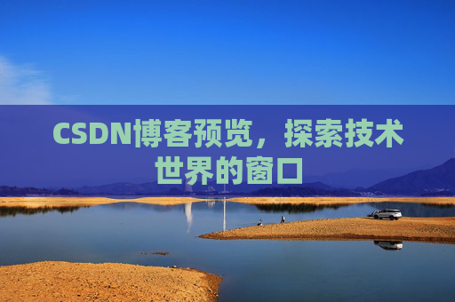 CSDN博客预览，探索技术世界的窗口